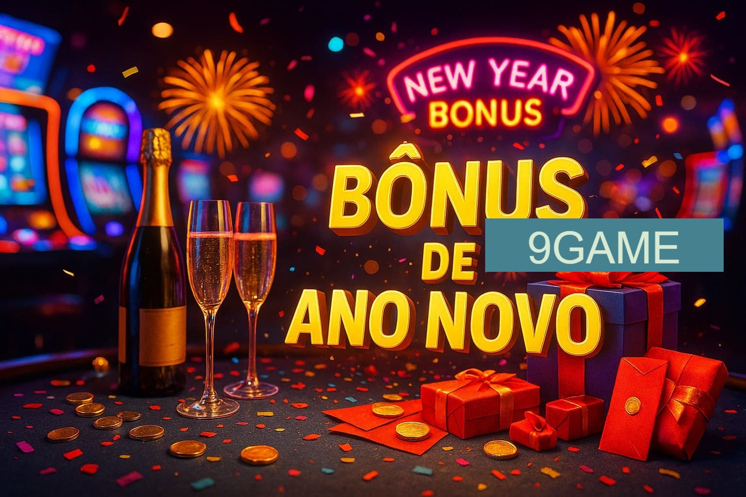 Promoções de Ano Novo no 9GAME